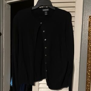 Lands' End Black Women's Cardigan
